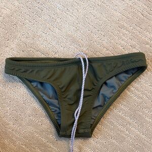 Jolyn Midl Olive Green Bikini Bottom